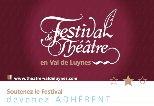 Festival de Théâtre en Val de Luynes logo devenez adhérent